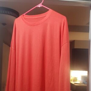 Coral Long Sleeve Top